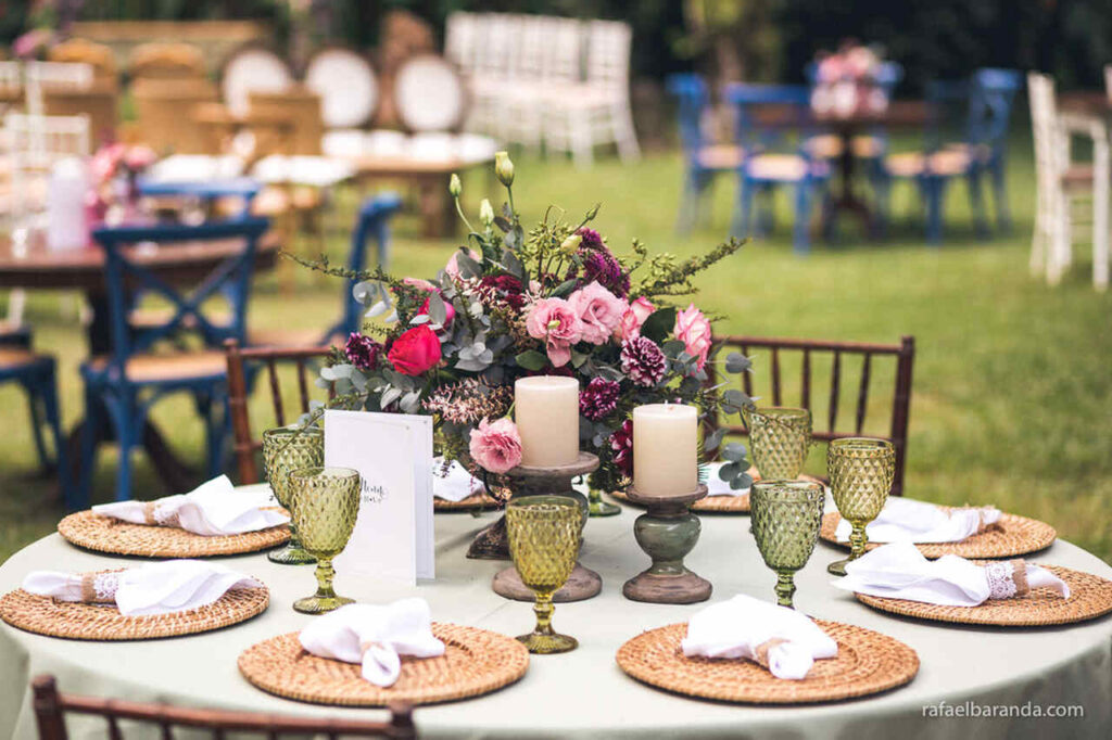 recepção de casamento simples