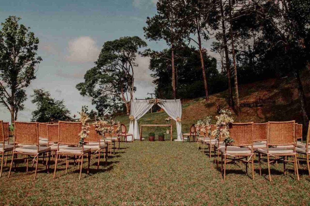 cenário de casamento