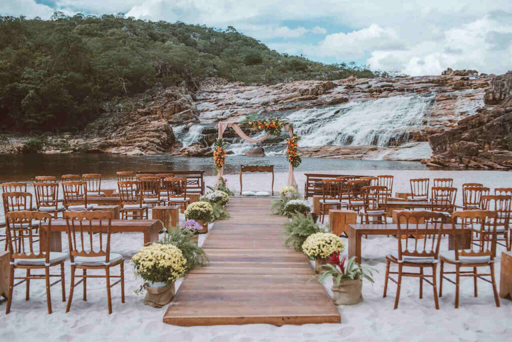 cenário de casamento