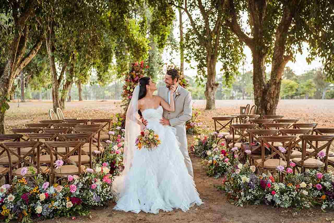 cenário de casamento