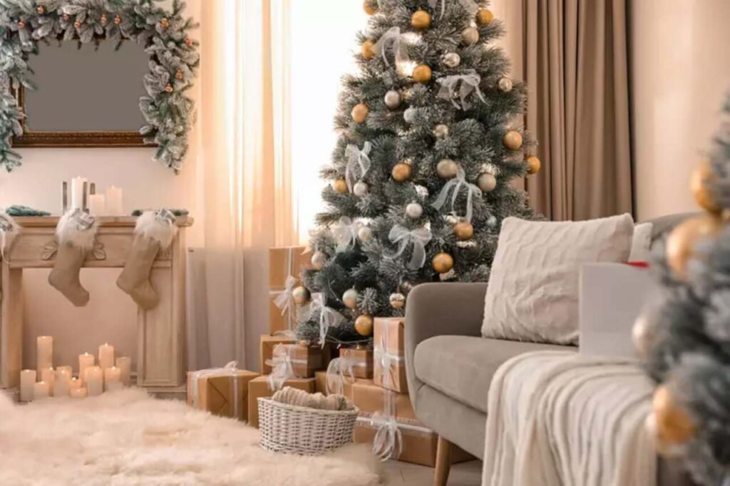 decoração minimalista de Natal